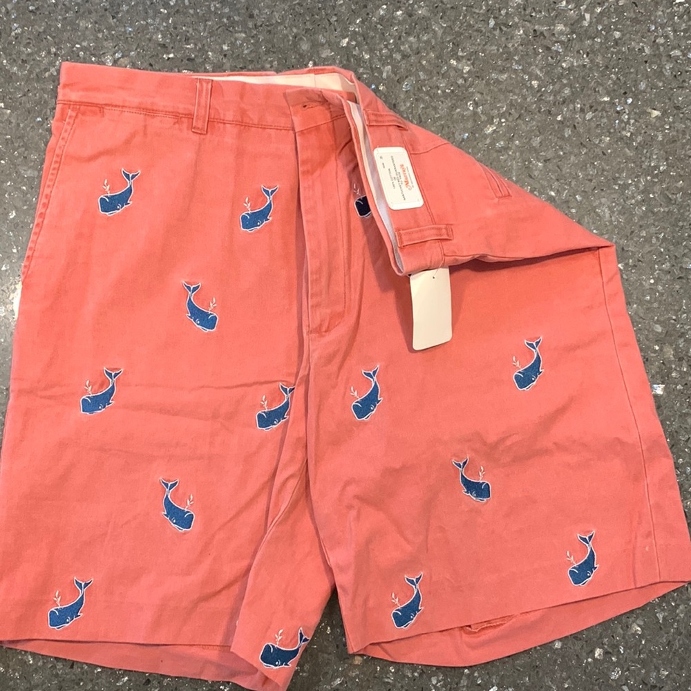 Men’s shorts. Whale embroidered. Murray’s